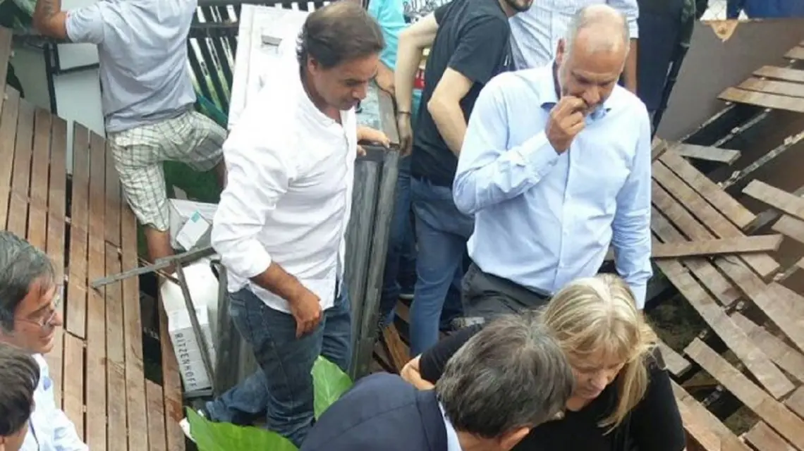 Será una señal? derrumbe restaurante d Margarita Barrientos