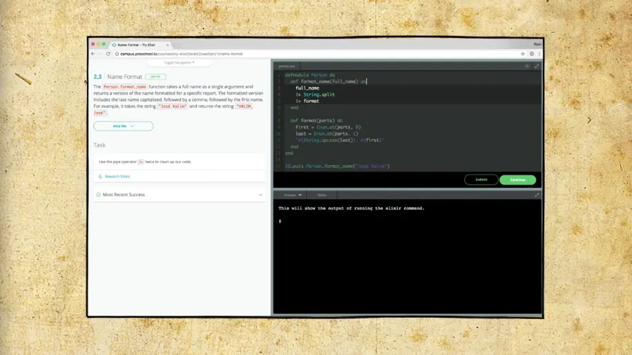 Aprende a programar en Elixir en Code School gratis