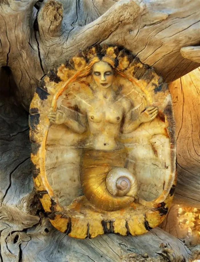 Impresionantes esculturas en la naturaleza de Debra Bernier