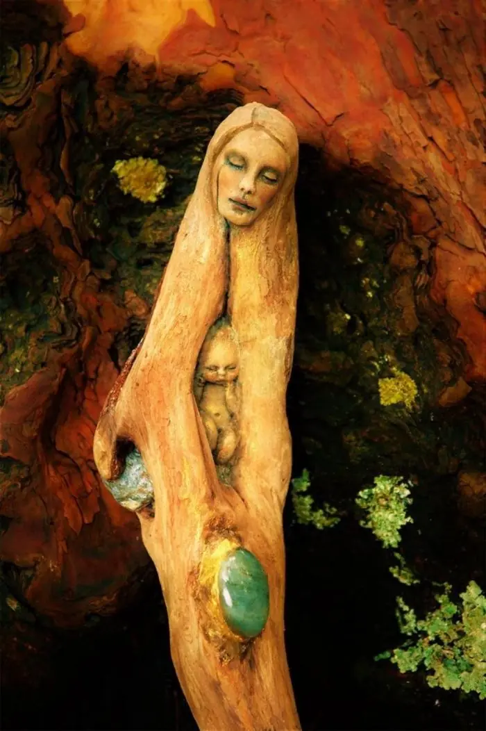 Impresionantes esculturas en la naturaleza de  Debra Bernier
