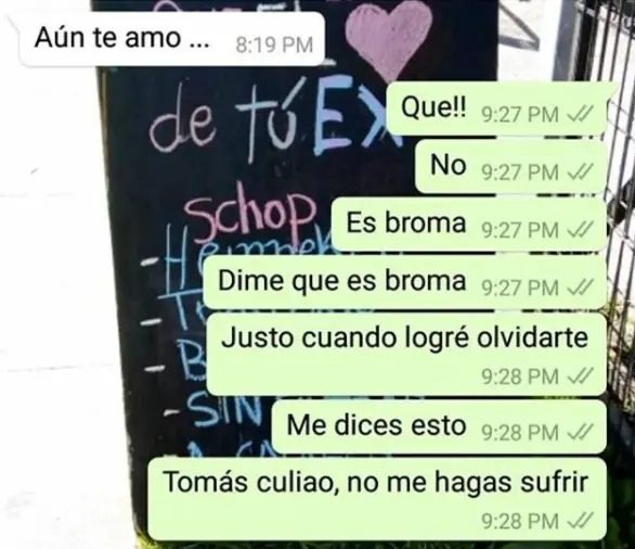 Conversaciones de whatsApp wtf! nivel Dimondo!