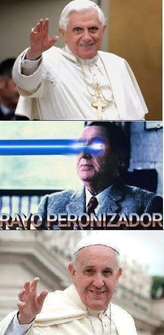 Rayo peronizador. el crap que se viraliza en WhatsApp