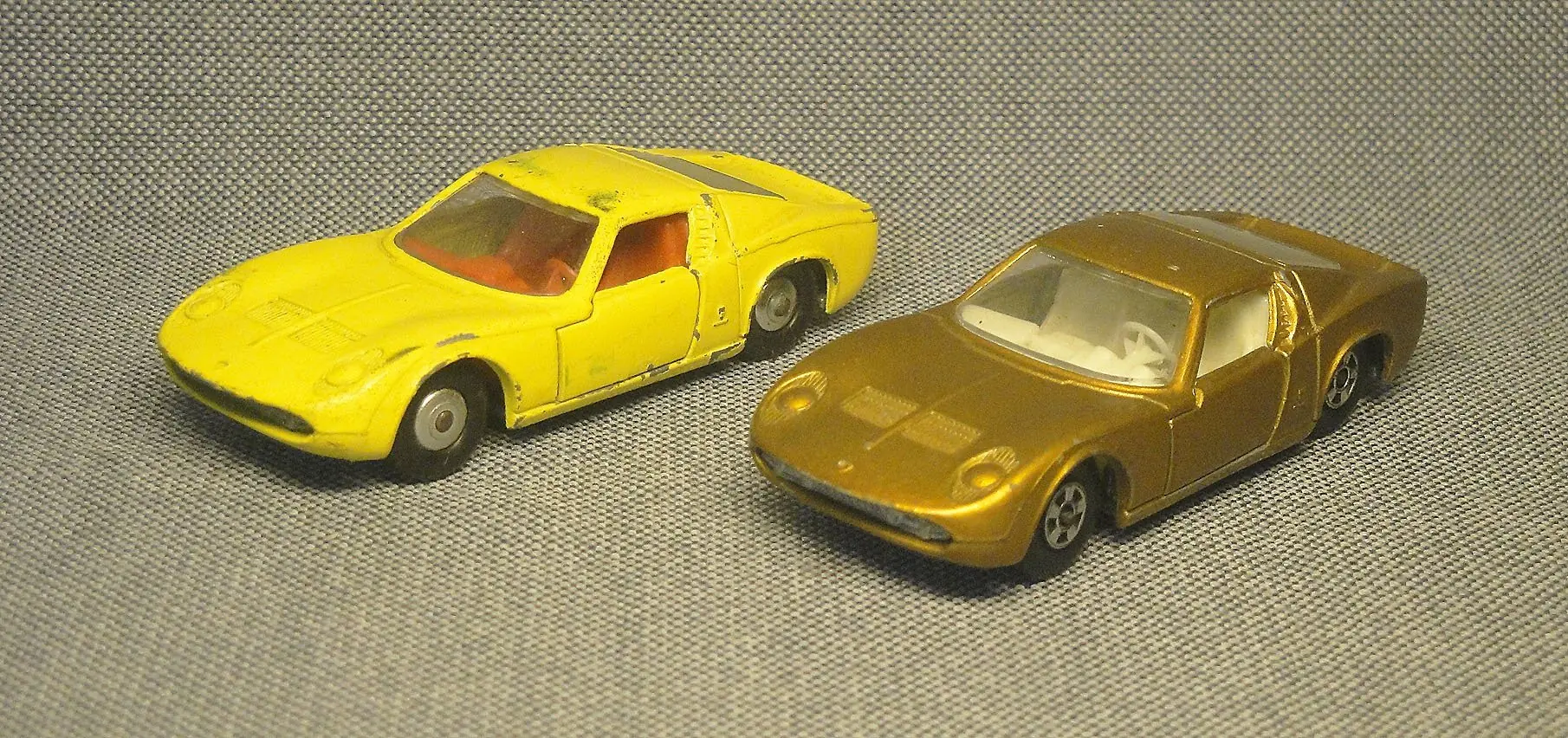 Lamborghini Miura de Matchbox comparado