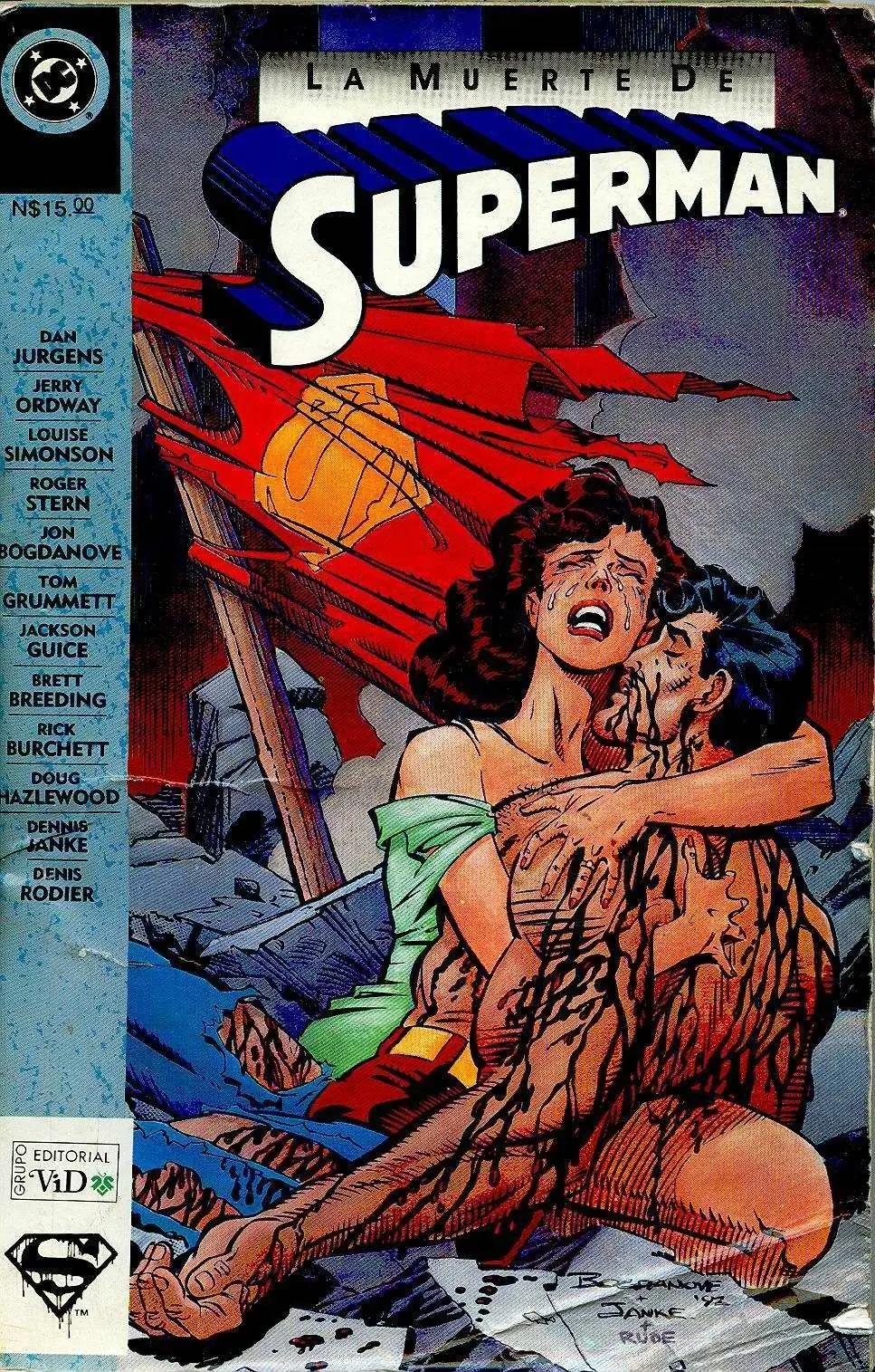 la muerte de superman