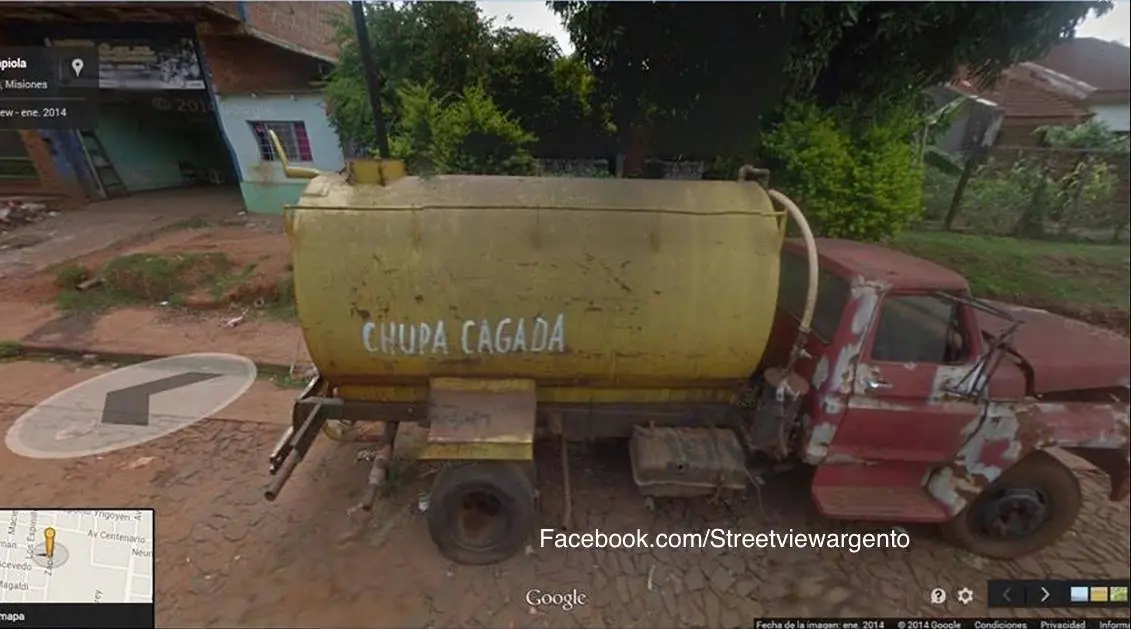 Imágenes locas de Street View Argento +10 si te hacen reir.