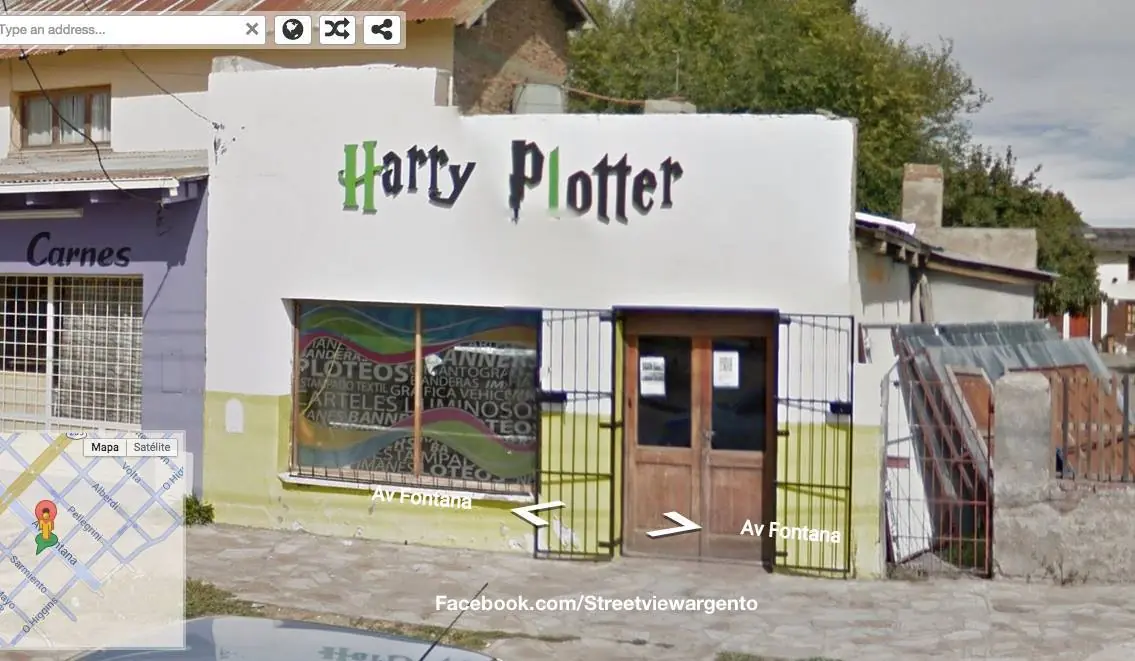 Imágenes locas de Street View Argento +10 si te hacen reir.