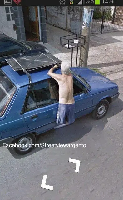 Imágenes locas de Street View Argento +10 si te hacen reir.