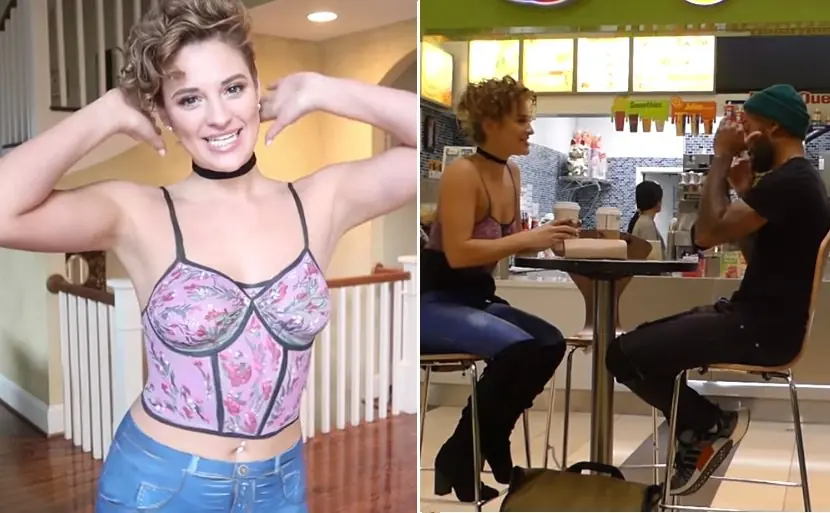 Fue a una cita a ciegas desnuda y él nunca se dio cuenta