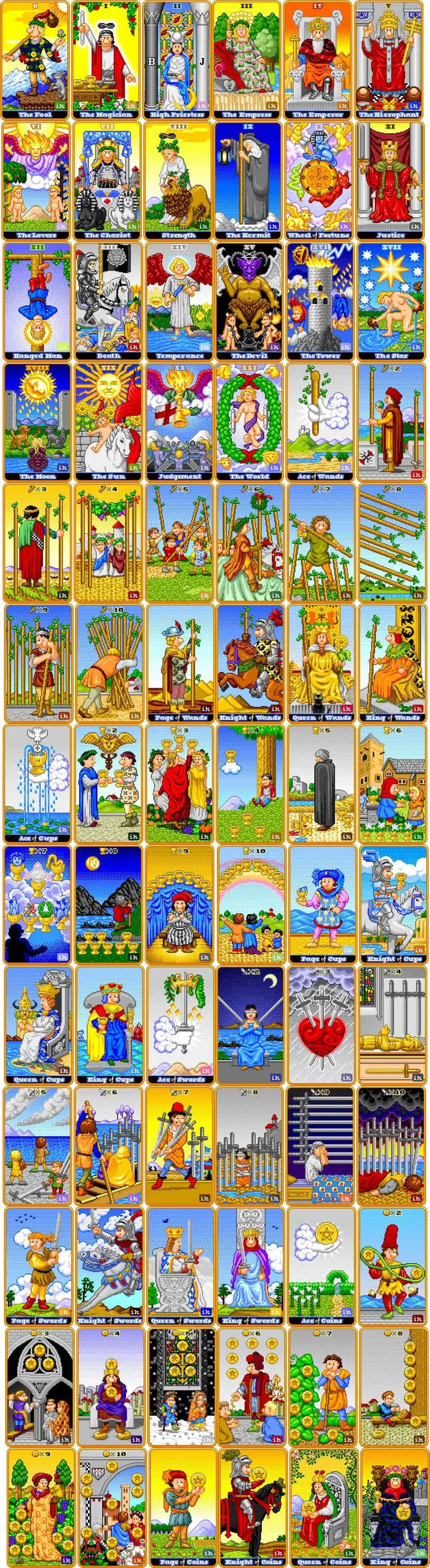Tarot de 8 bits