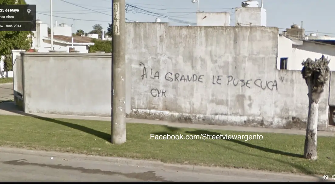 Imágenes locas de Street View Argento +10 si te hacen reir.