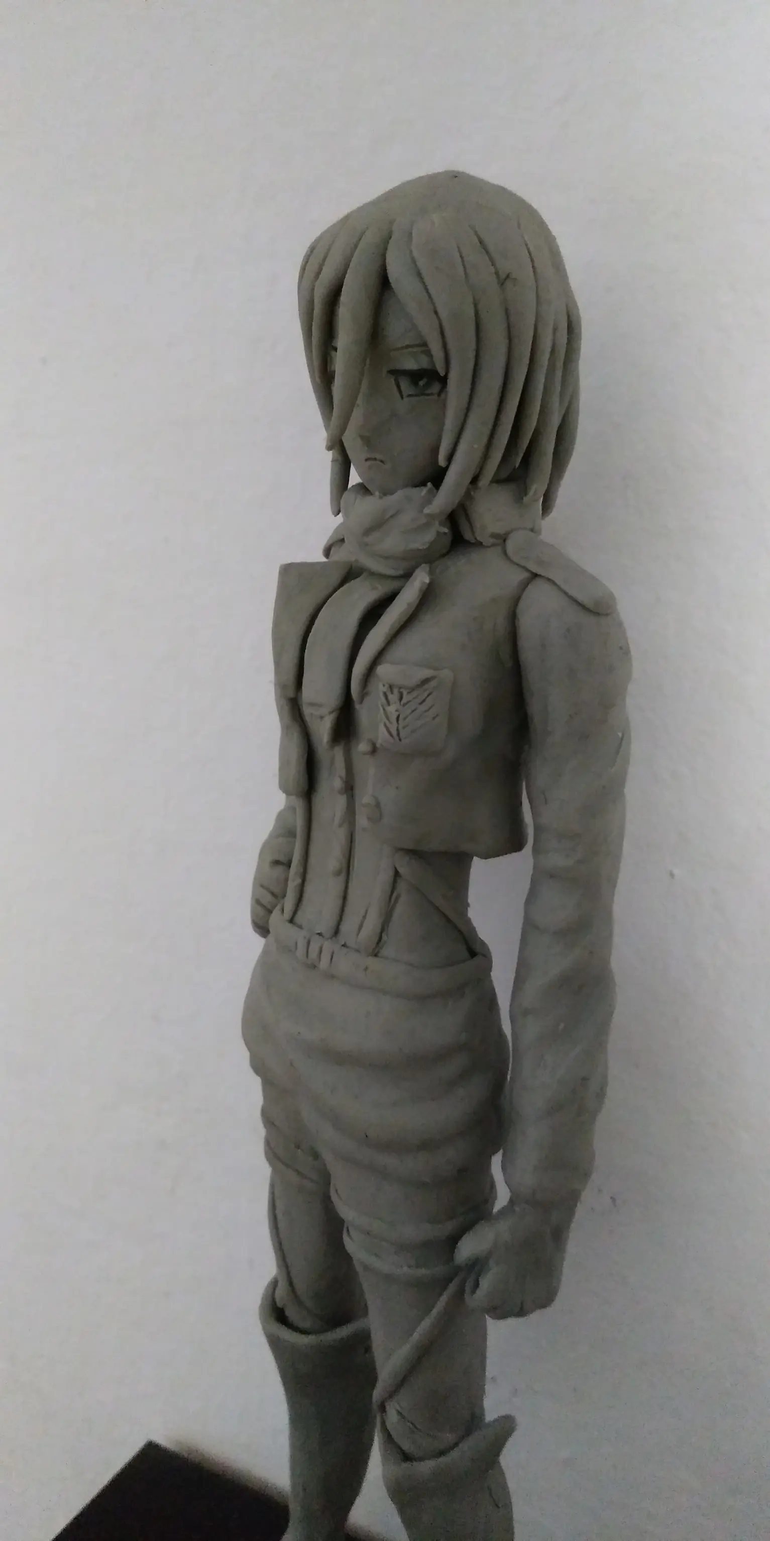 Sculpture/escultura Mikasa Ackerman en plasticera