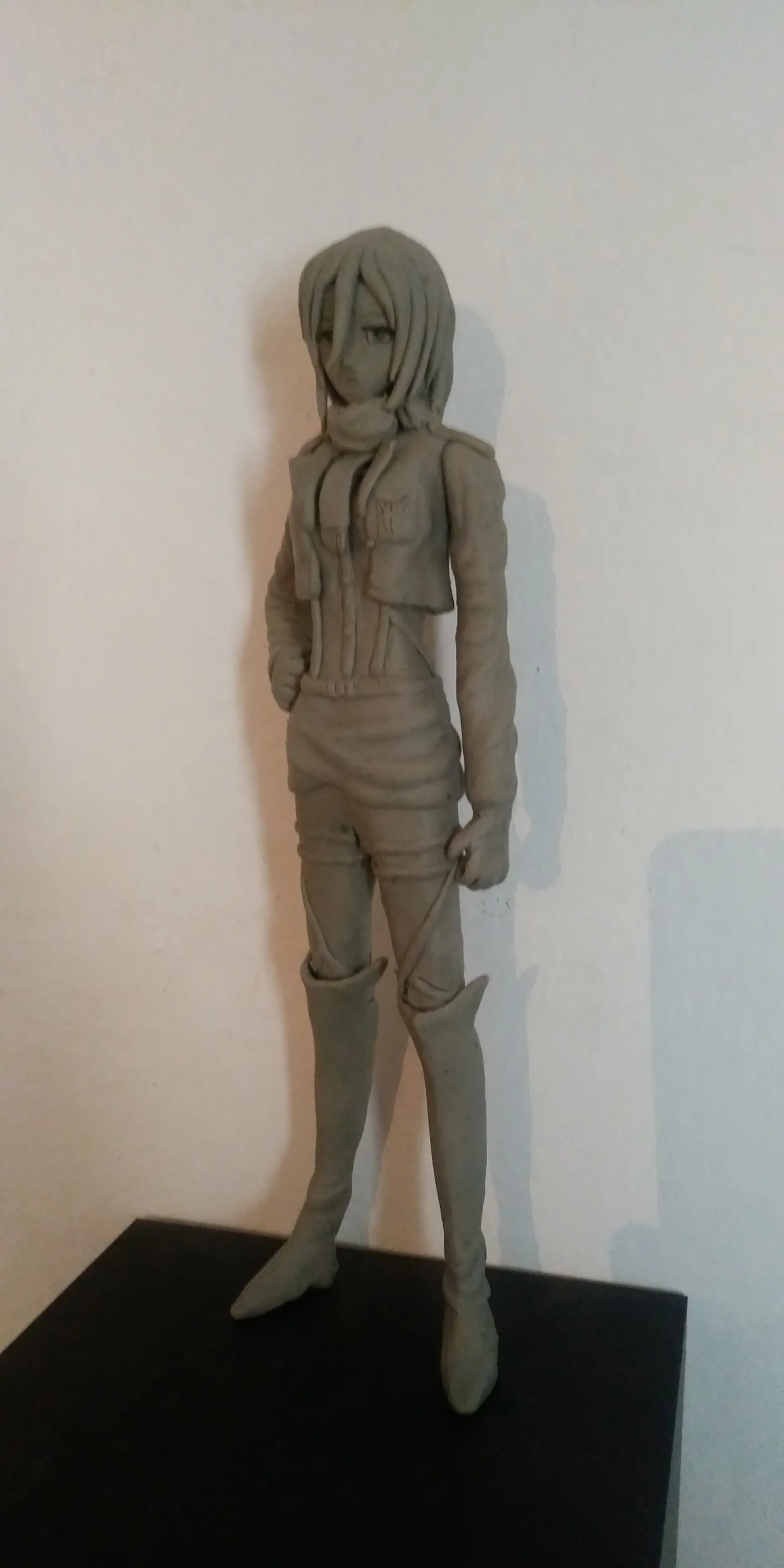 Sculpture/escultura Mikasa Ackerman en plasticera