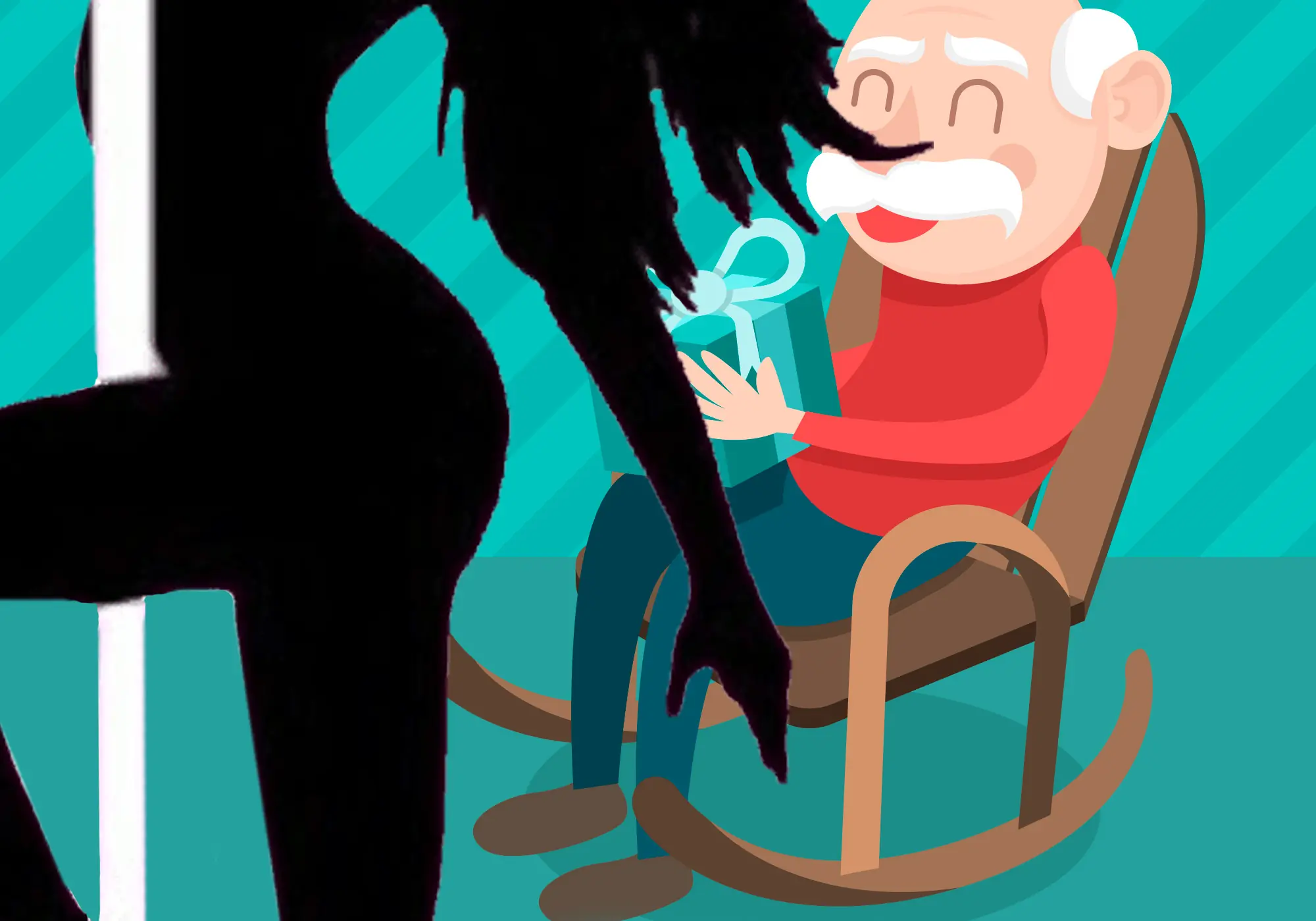 Polémico geriátrico divierte abuelos con el baile del caño