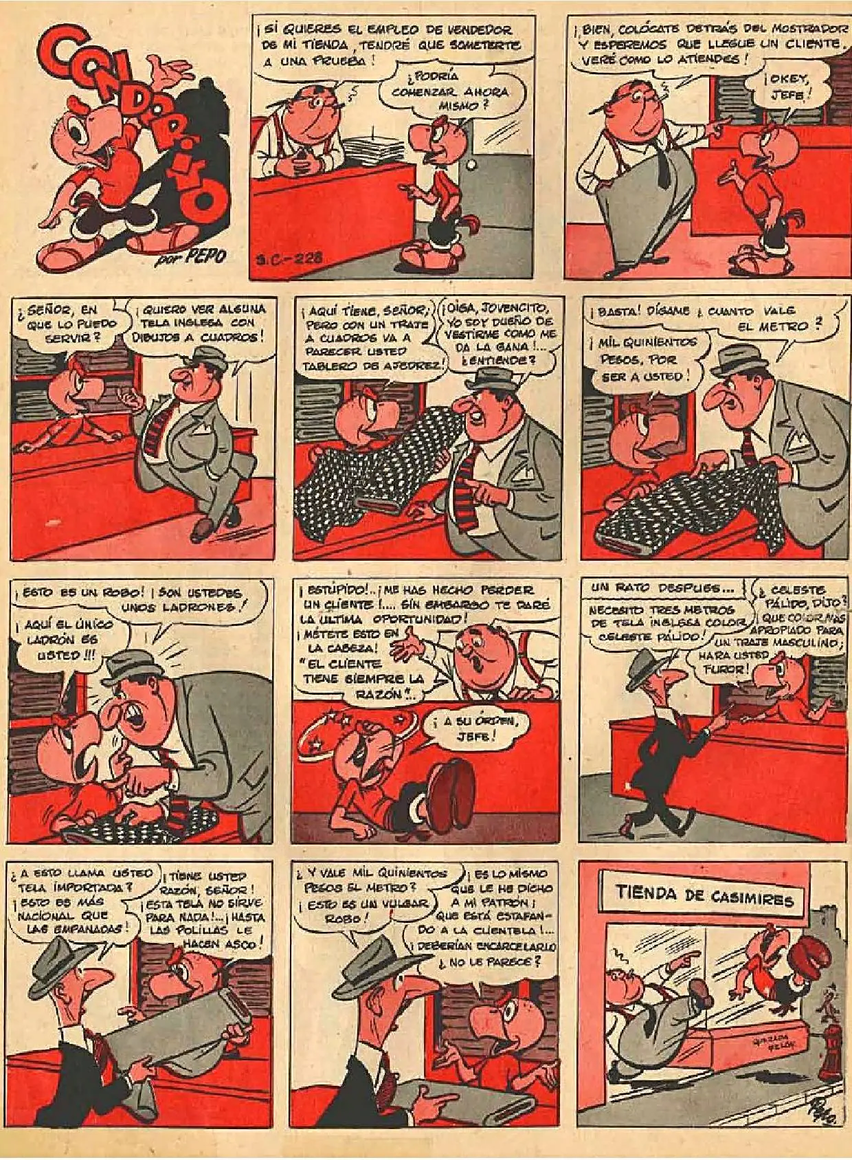 Humor que no pasa de moda "Condorito #1"