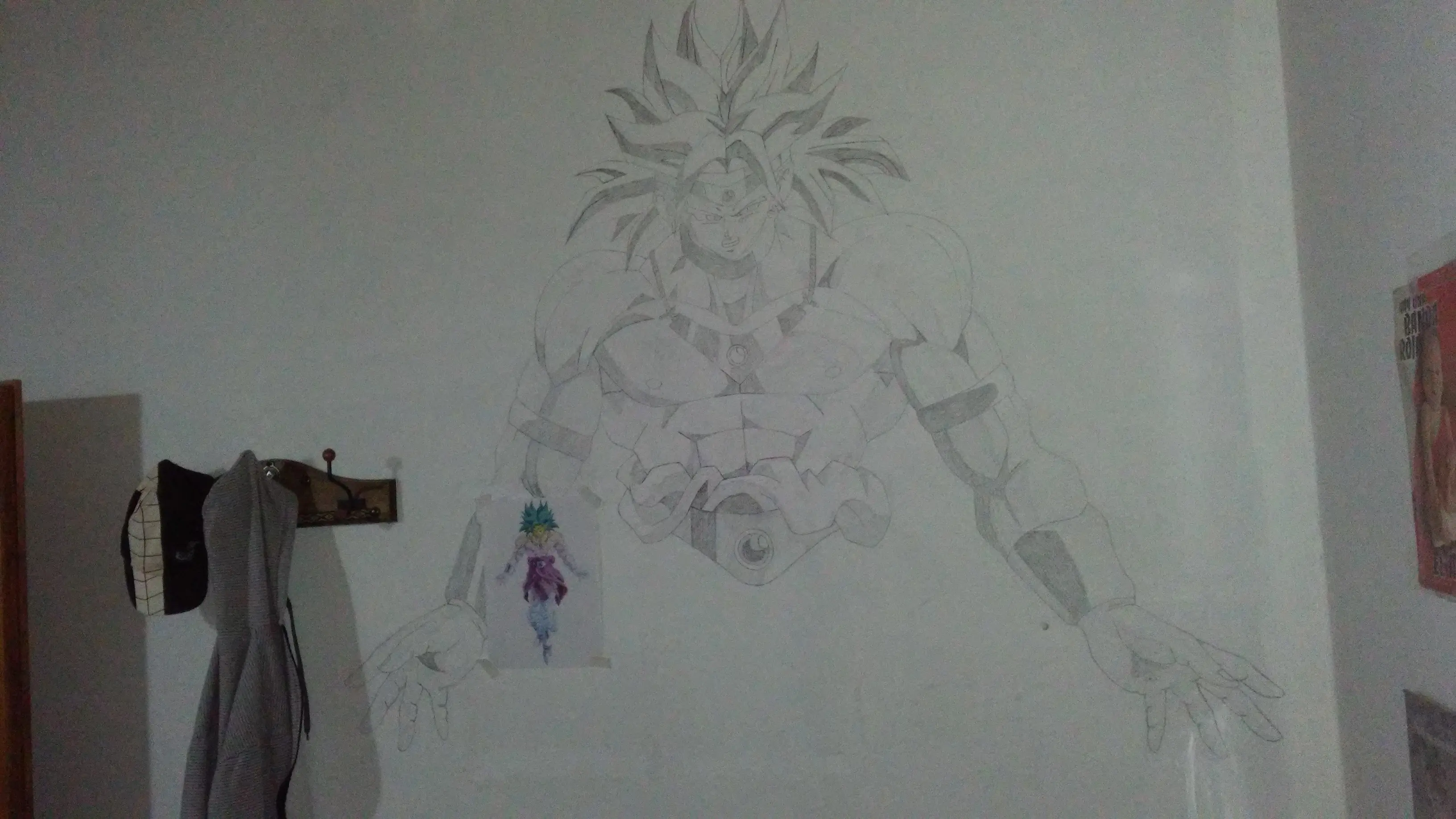 Dibujé a Broly y te lo muestro