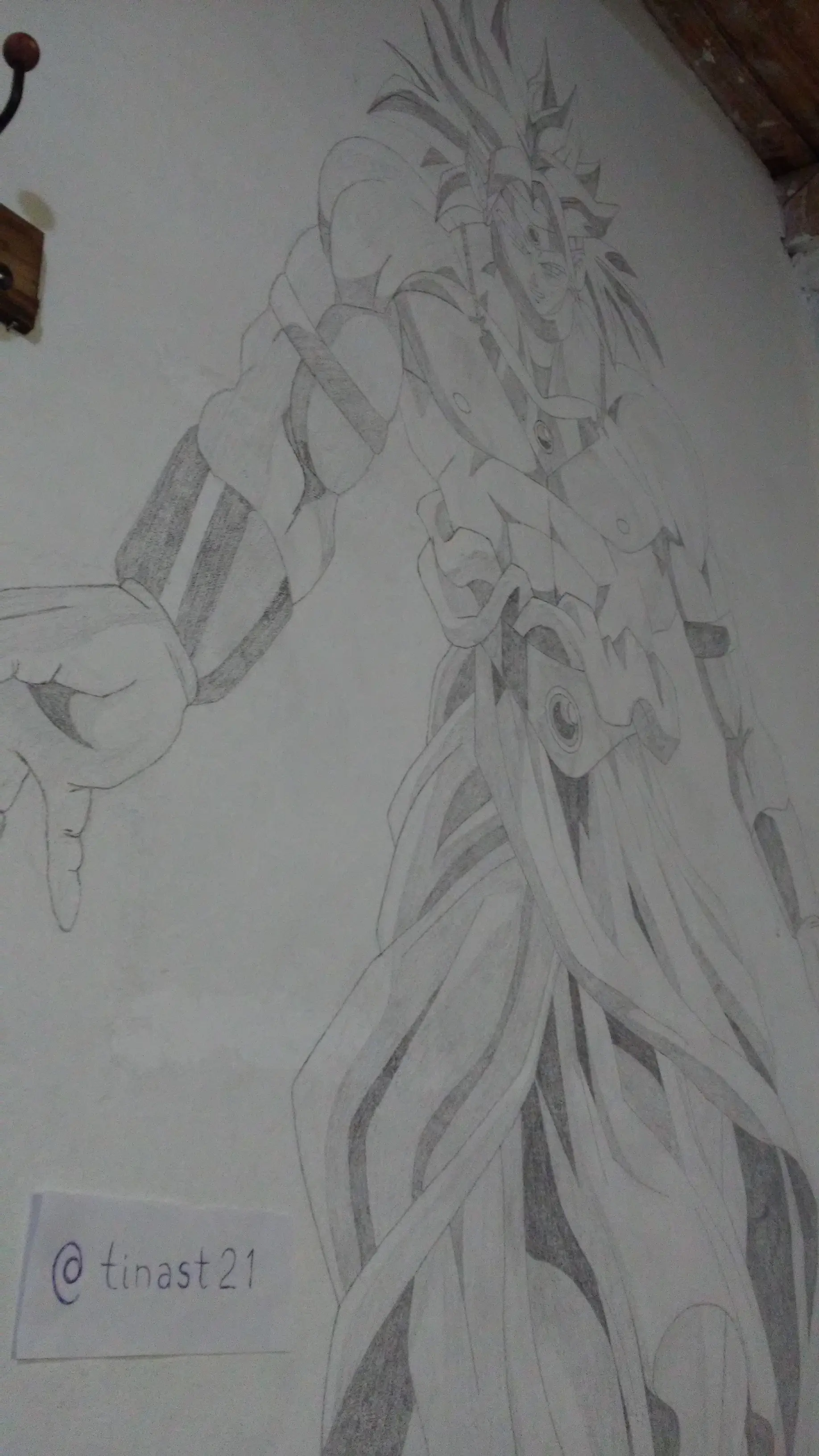 Dibujé a Broly y te lo muestro