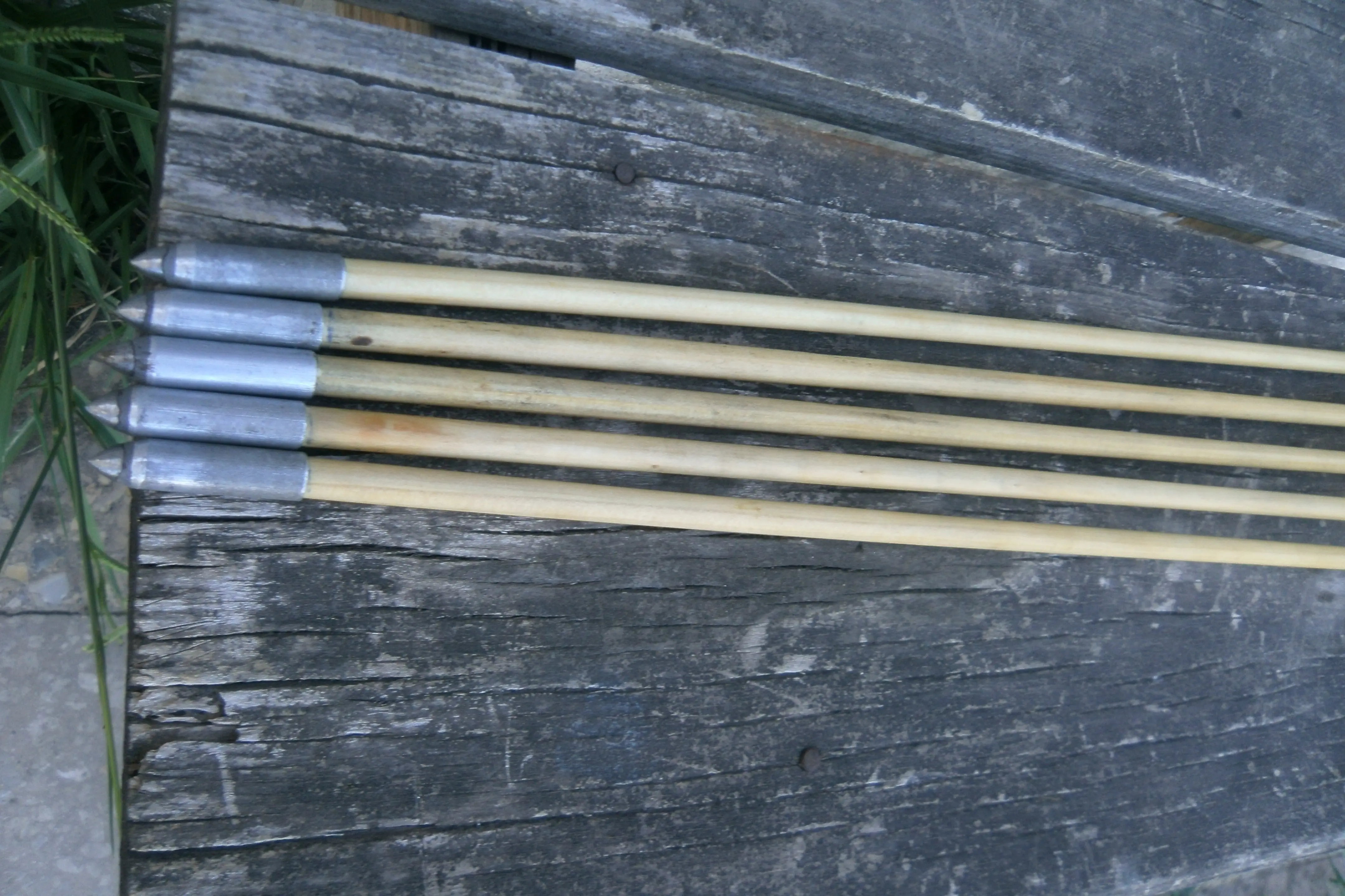 Flechas caseras bien baratas para mi ultimo arco