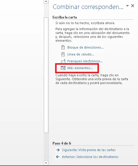 destinatarios