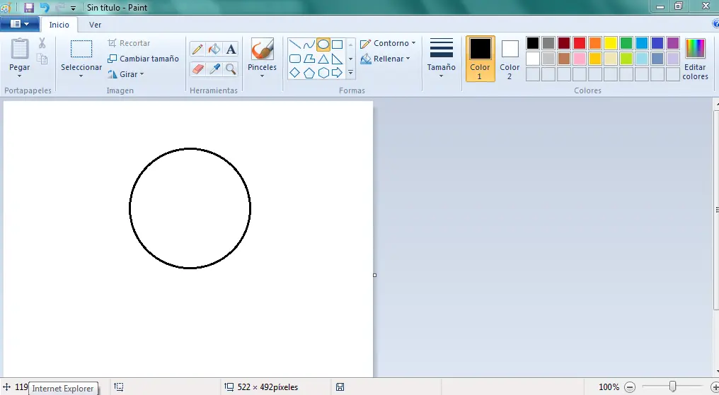 Hice un dibujo en Paint con proceso y te lo muestro