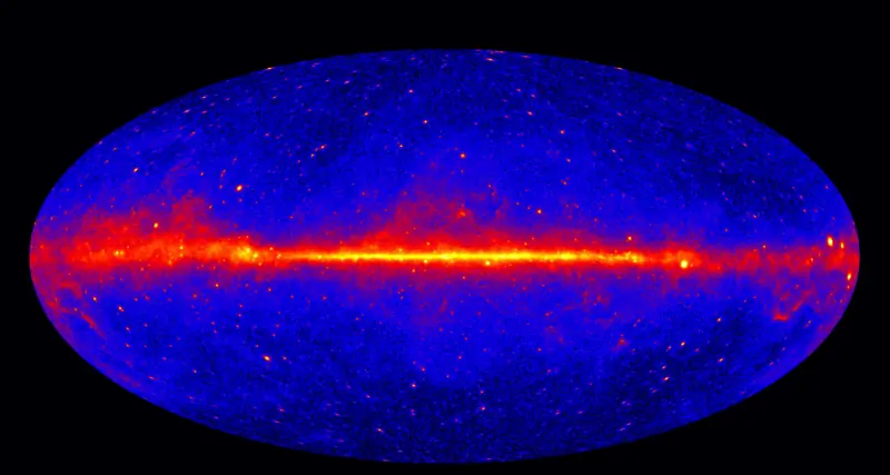 La misteriosa señal de rayos gamma . . .