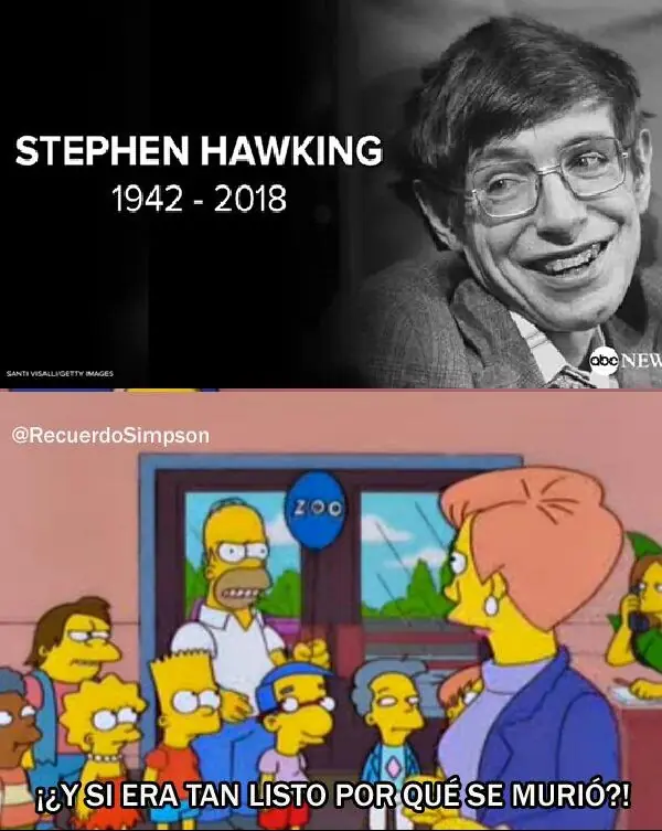 Memes y tuits graciosos sobre la muerte de Stephen Hawking