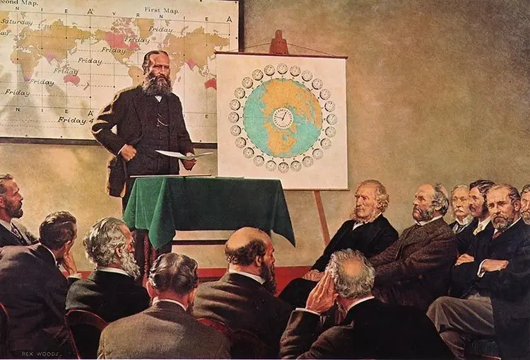 La creación de los husos horarios