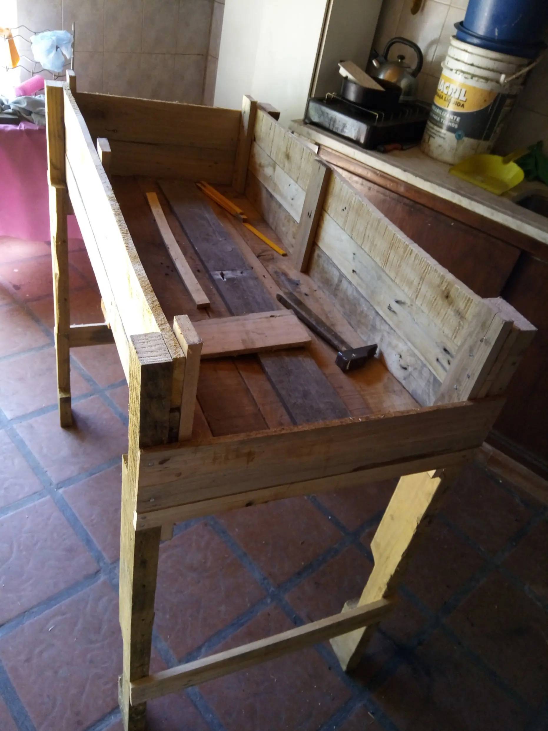 huerta de madera