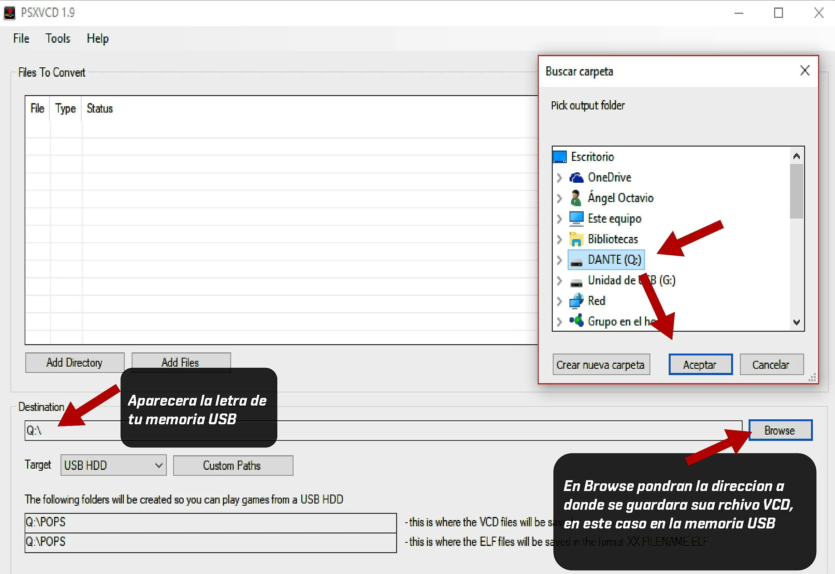 POPS/ Como utilizar PSXVCD y OPL Manager