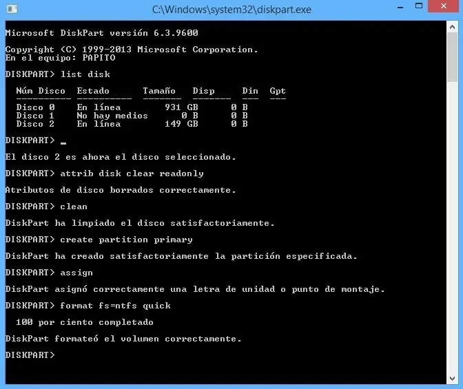 Como quitar protección contra escritura de un disco