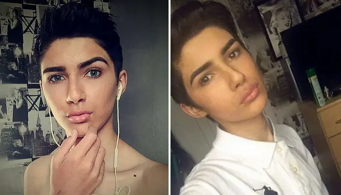 Termino el cole como chico y al volver llego bien Kardashian