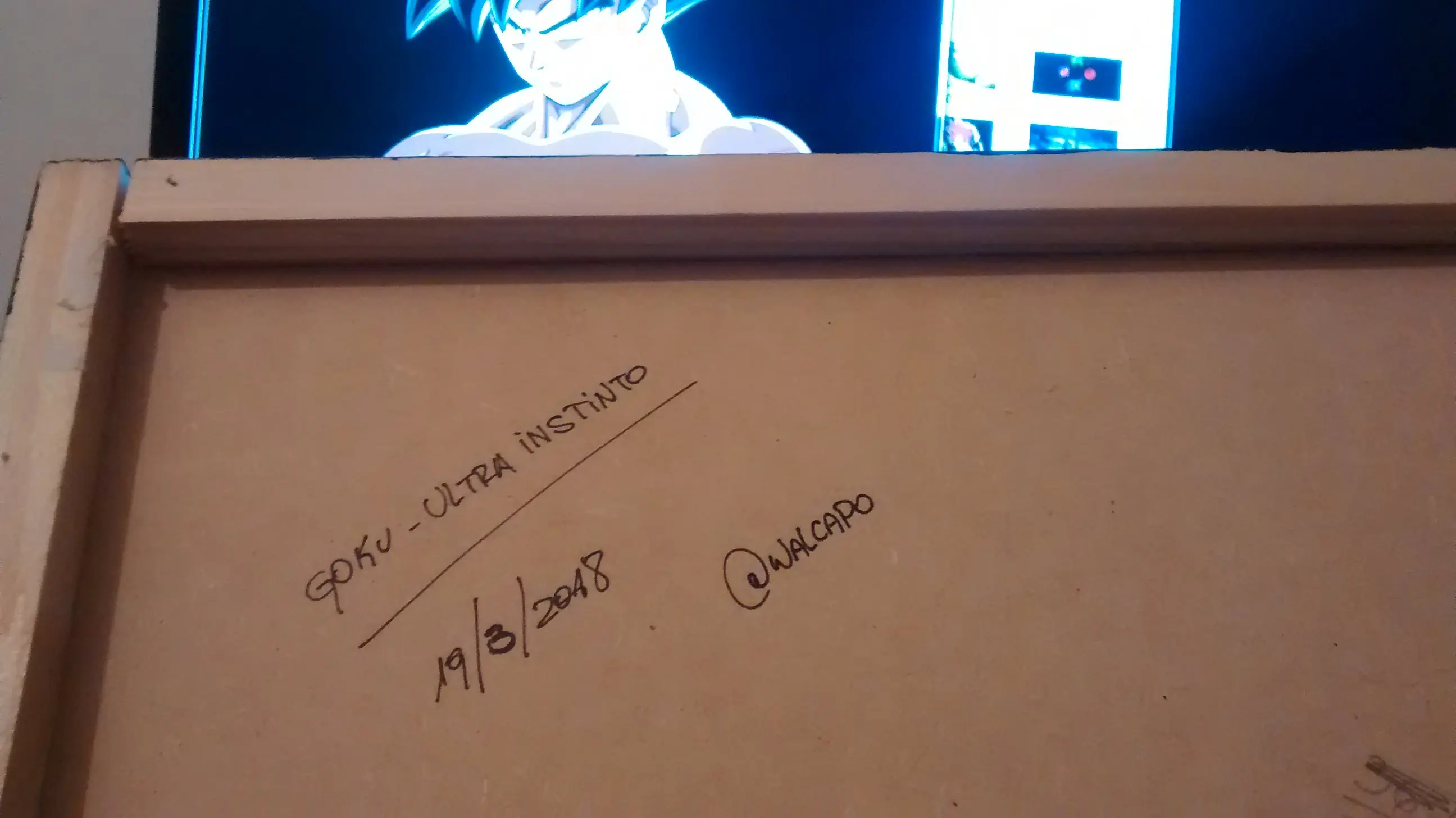 Un nuevo cuadro que se va. Goku Ultra Instinto