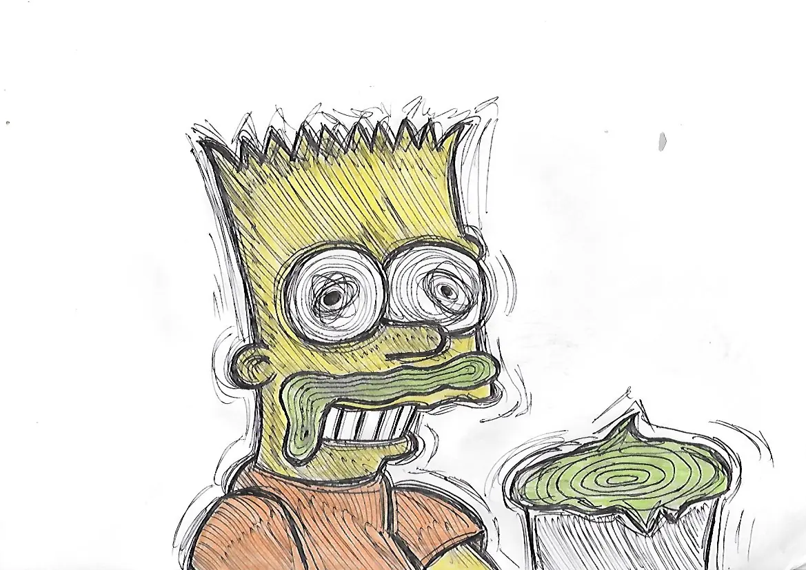 Te muestro mis asquerosos dibujos papu