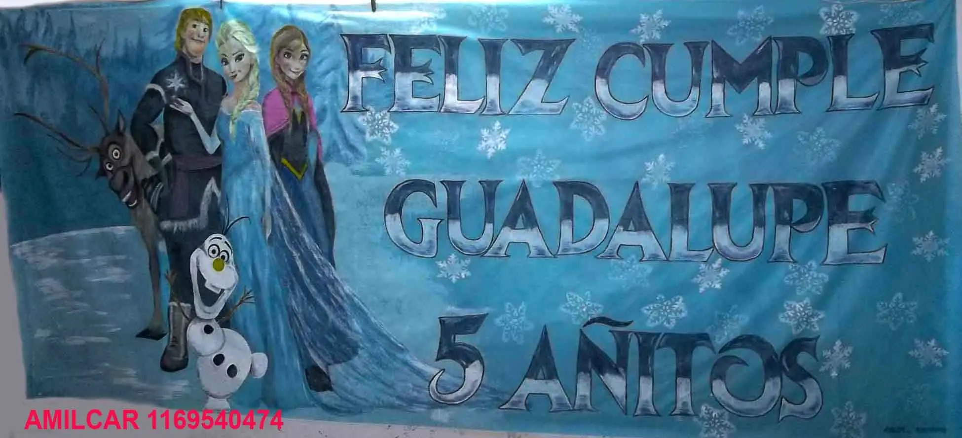 Mis banderas artesanales de tela