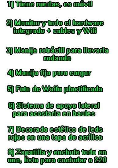 Construí una PC-Aio rodante y viajera: El futuro es hoy