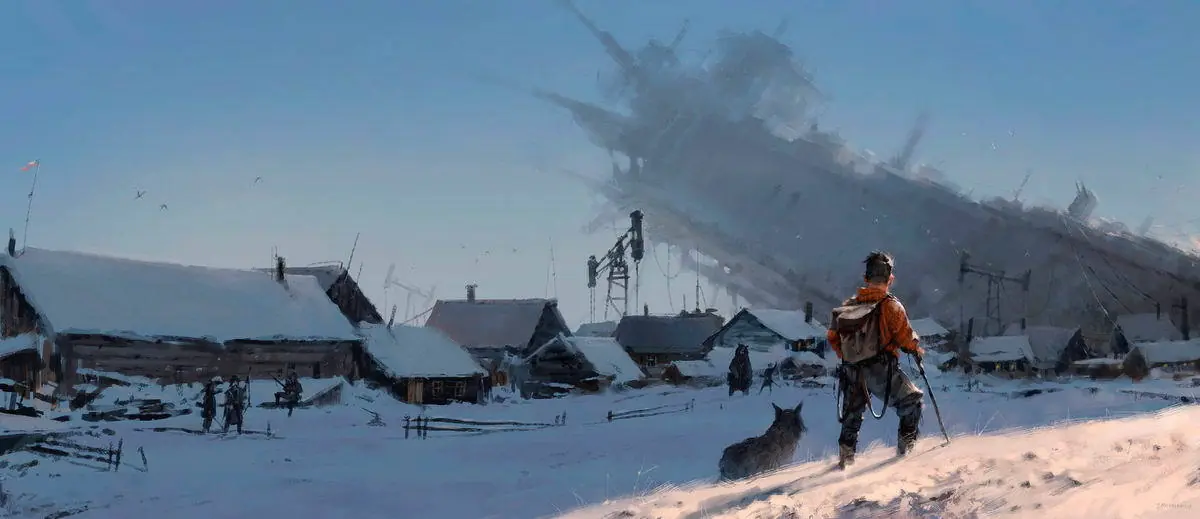 Jakub Rozalski , arte con estilo clasico y mechas de guerra.