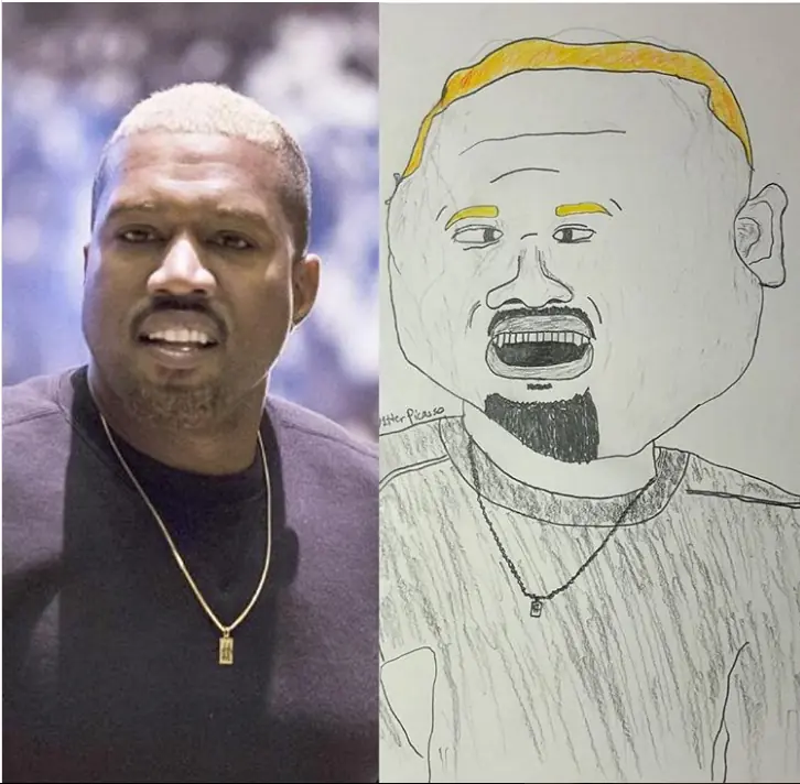 Un artista se hizo famoso porque sus retratos son tan malos