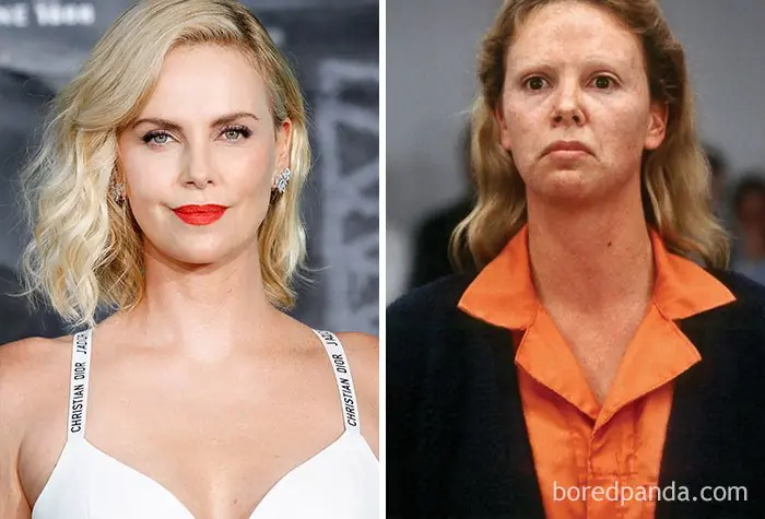 Ej de como especialistas en maquillaje cambian a los actores