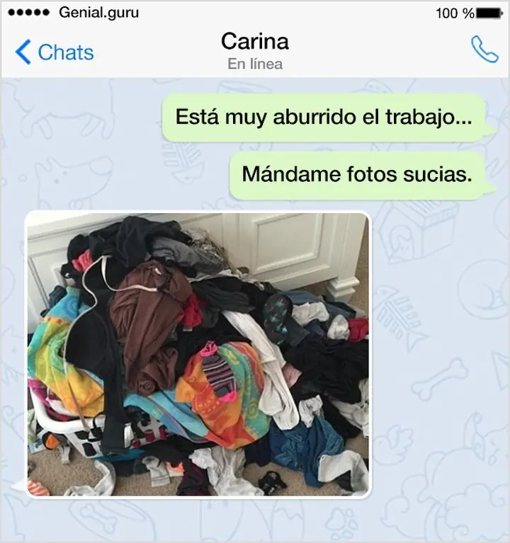 Mensajes de texto de personas que no maduraron ni  casados