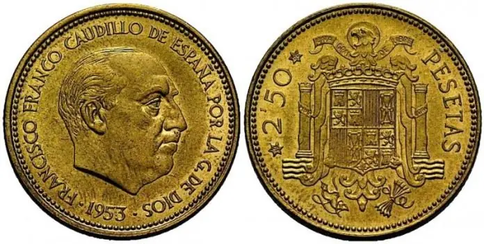 pesetas