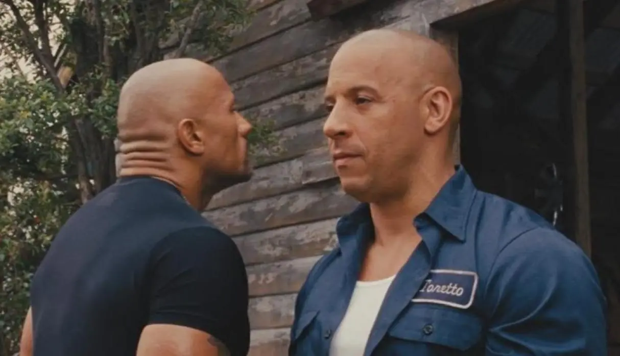 vin diesel the rock
