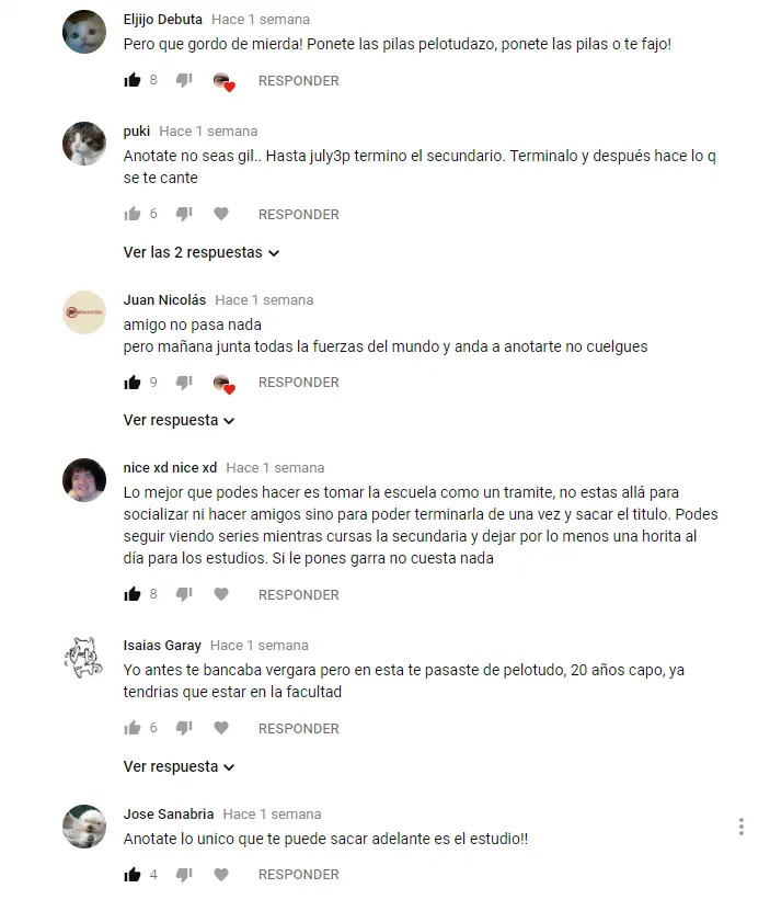 comentarios