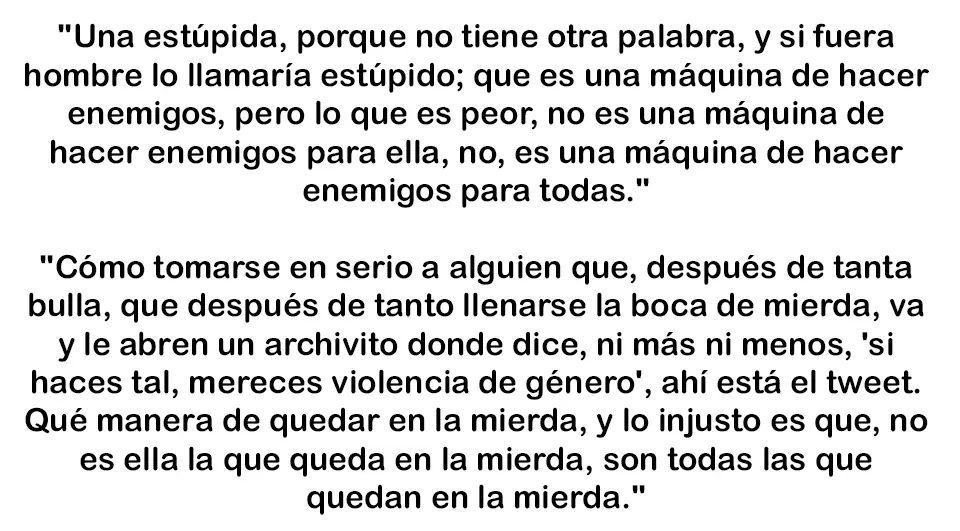 No pongas de excusa a Malena Pichot