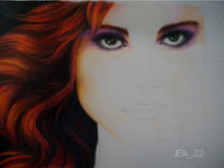 Alexandra Breckenridge, dibujo.
