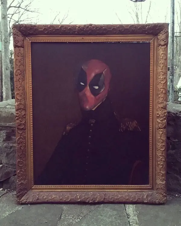 Pinta dibujos animados sobre pinturas famosas