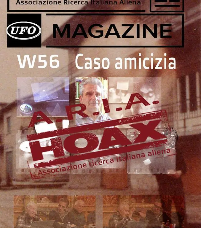 Caso de la amistad, fotos de Marte la revista de ARIA
