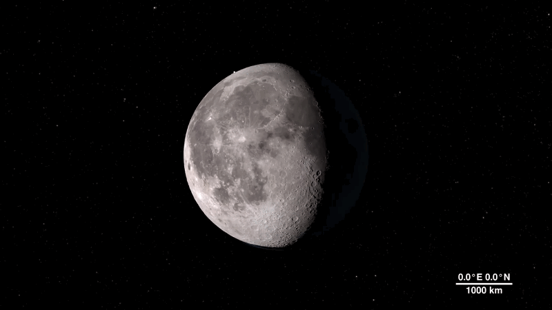 Tour de la NASA te enseña la luna como nunca antes