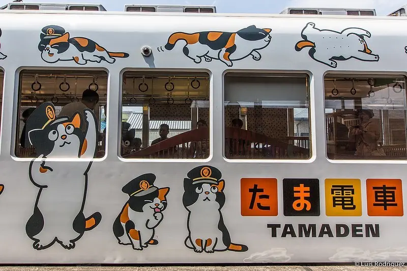 El curioso tren de la gata Tama en Japón