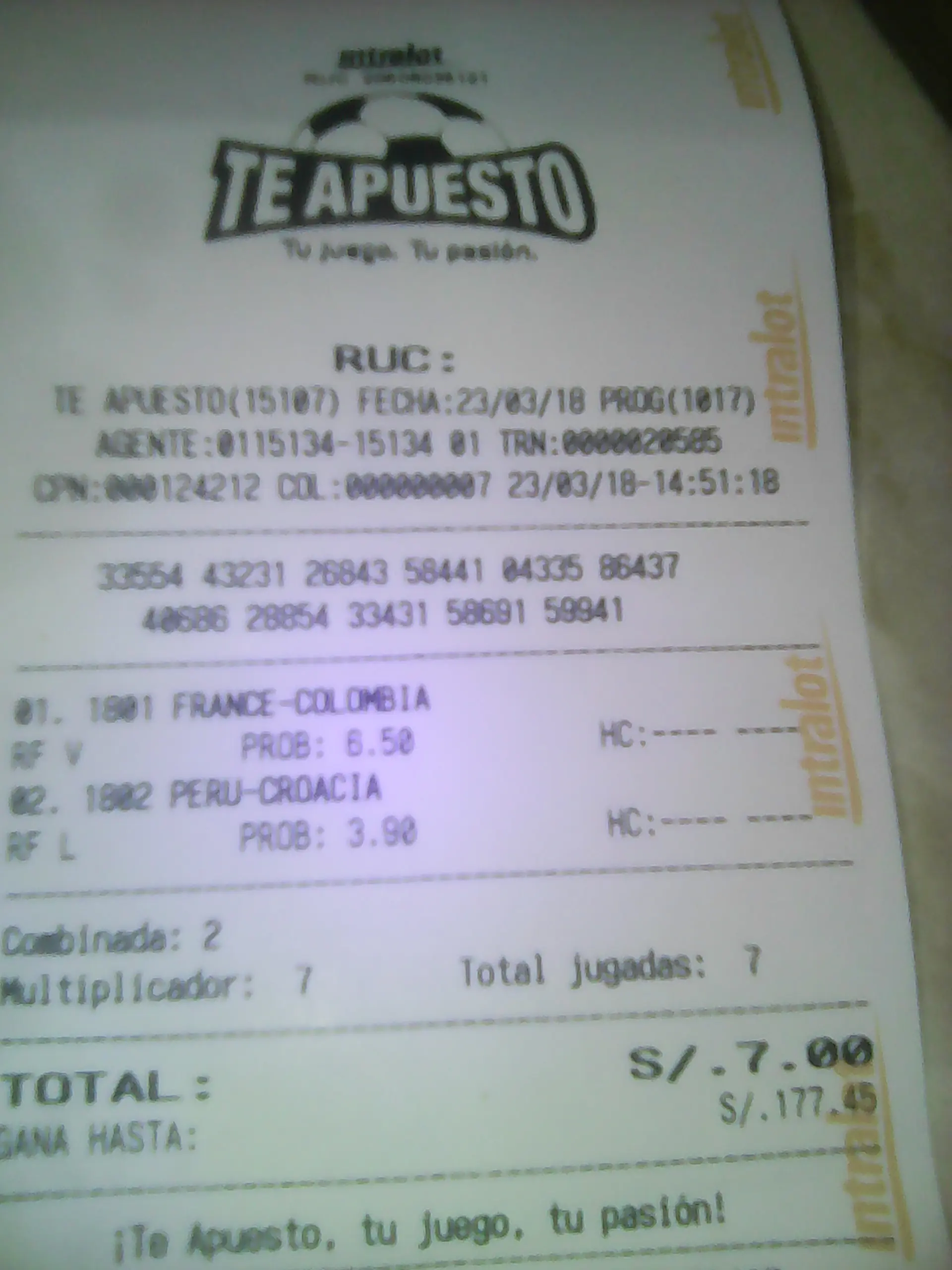 apuesta