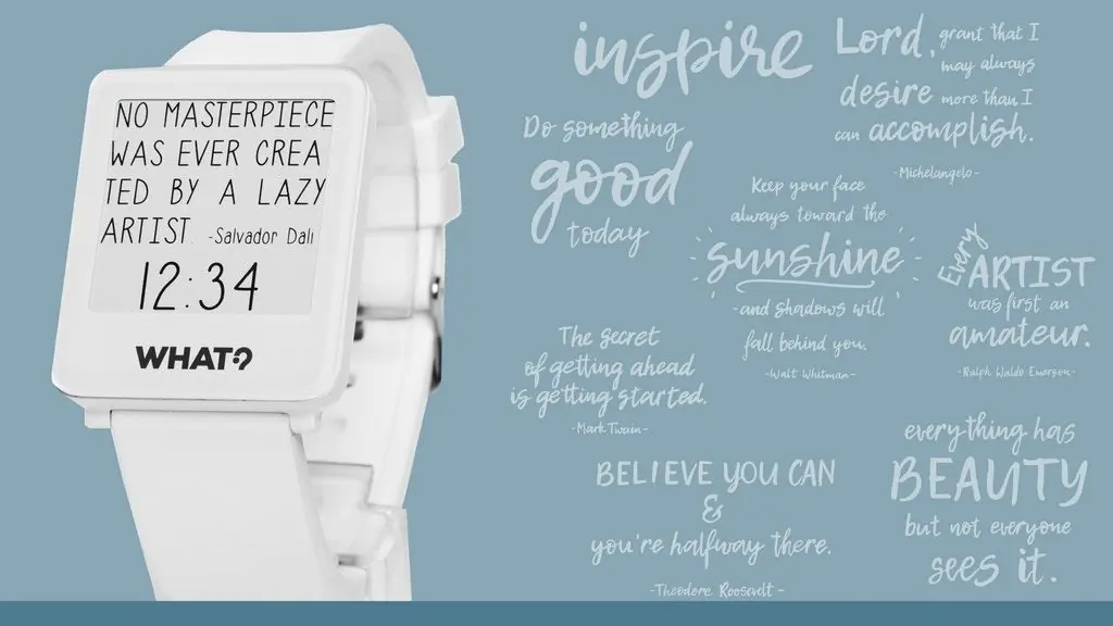Quotes Watch, así es el reloj con sentimientos