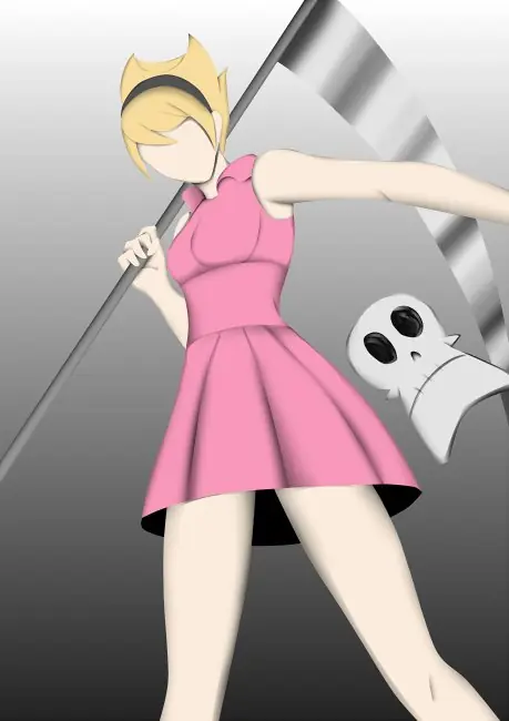Dibujé a Mandy de las sombrías aventuras de Billy y Mandy
